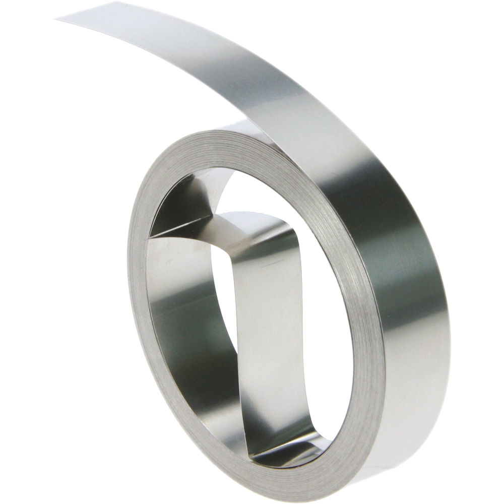 Dymo Rhino Cinta M1011 12mmx4, 8m Aluminio sin adhesivo