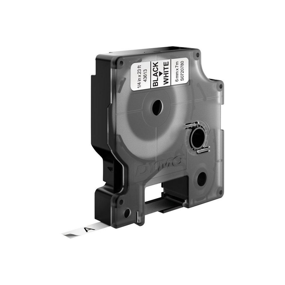 Dymo Cinta Lm D1 6mmx7m Negro/blanco