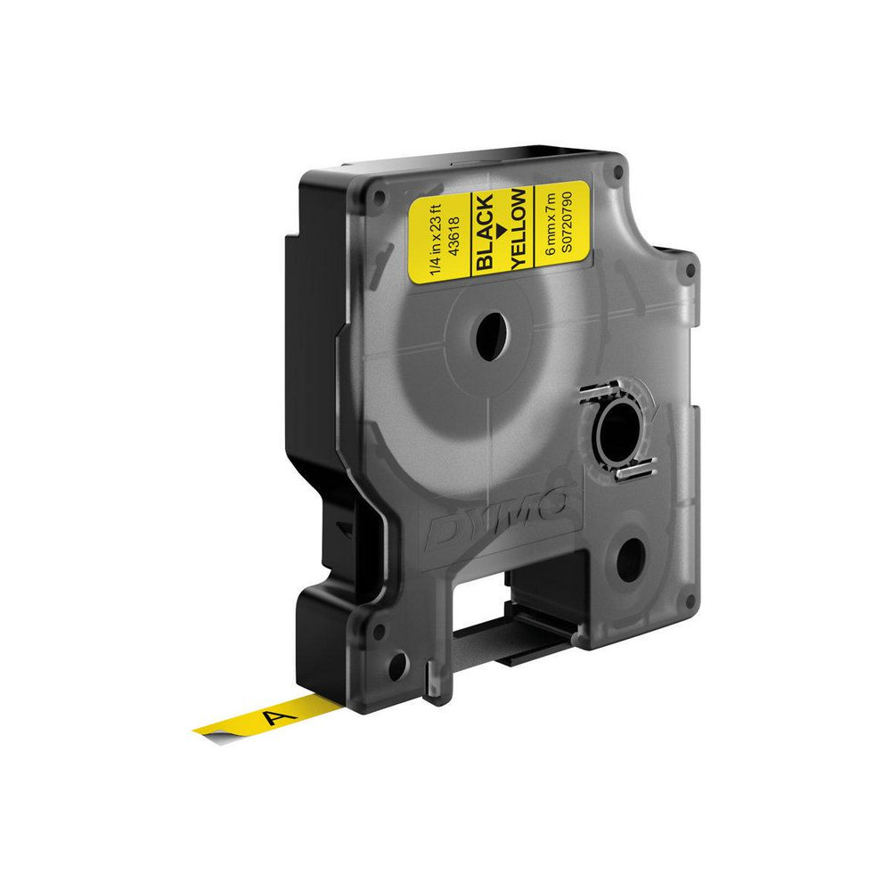 Dymo Cinta Lm D1 6mmx7m Negro/amarillo