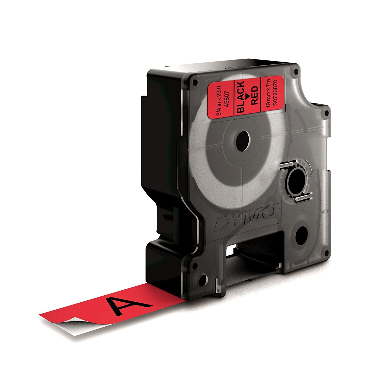 Dymo Cinta Lm D1 19mmx7m Negro/rojo