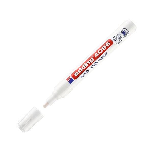 Edding Marcador tiza liquida 4095 punta conica trazo 2-3mm blanco