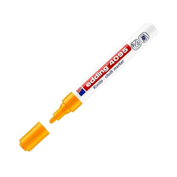 Edding Marcador tiza liquida 4095 punta conica trazo 2-3mm naranja neon