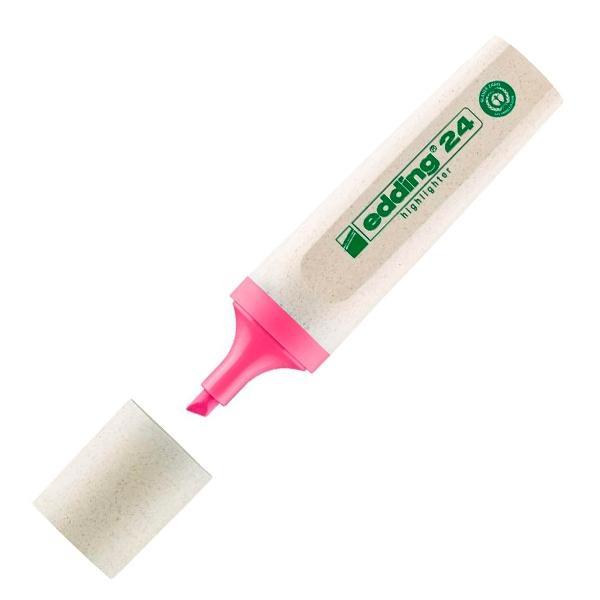 Edding Marcador fluorescente ecoline 24 rosa