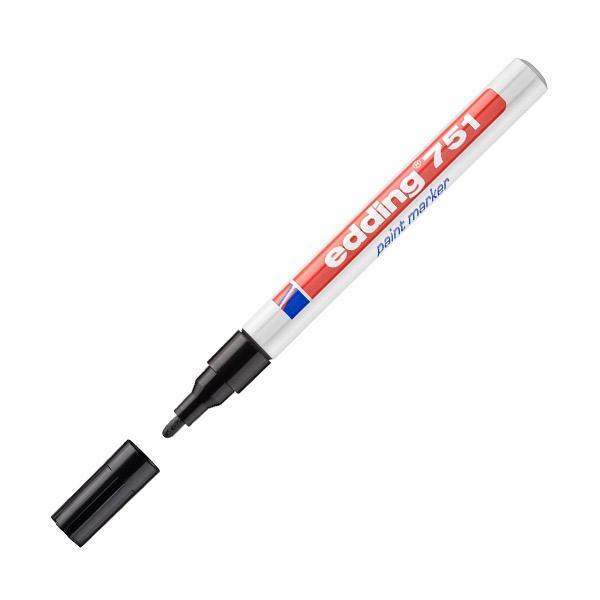 Edding Marcador permanente 751 trazo 1-2mm negro
