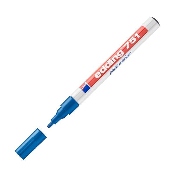 Edding Marcador permanente 751 trazo 1-2mm azul