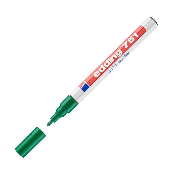 Edding Marcador permanente 751 trazo 1-2mm verde