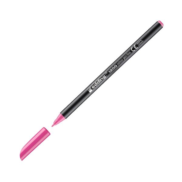 Edding Rotulador 1200 - Punta 1 mm - Color rosa