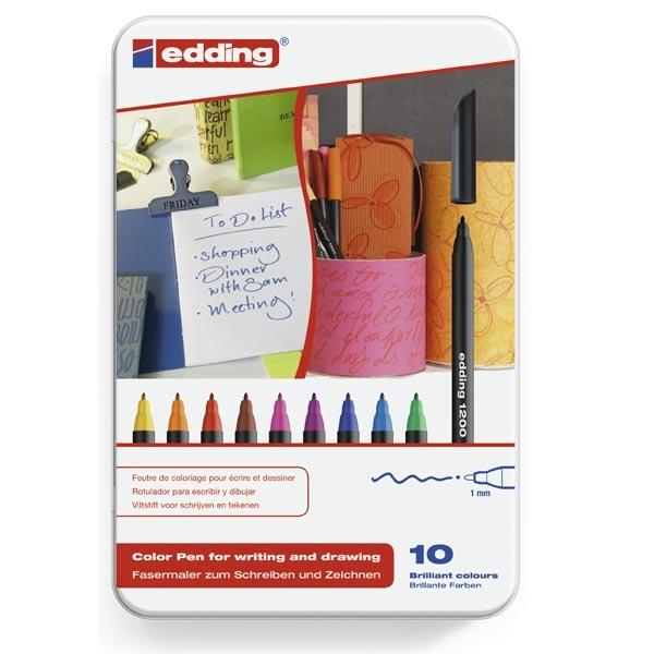 Edding C.10 rotuladores 1200 trazo 1mm surtidos