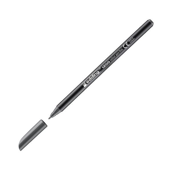 Edding Rotulador 1200 - Punta 1 mm - Color gris