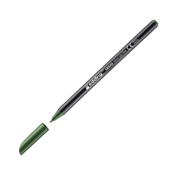Edding Rotulador 1200 - Punta 1 mm - Color verde oliva
