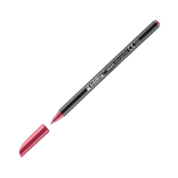 Edding Rotulador 1200 - Punta 1 mm - Color carmin