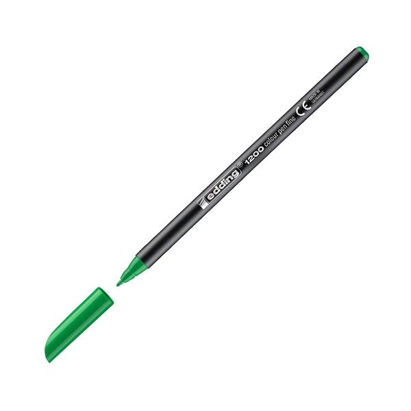 Edding Rotulador 1200 trazo 1mm verde fluor