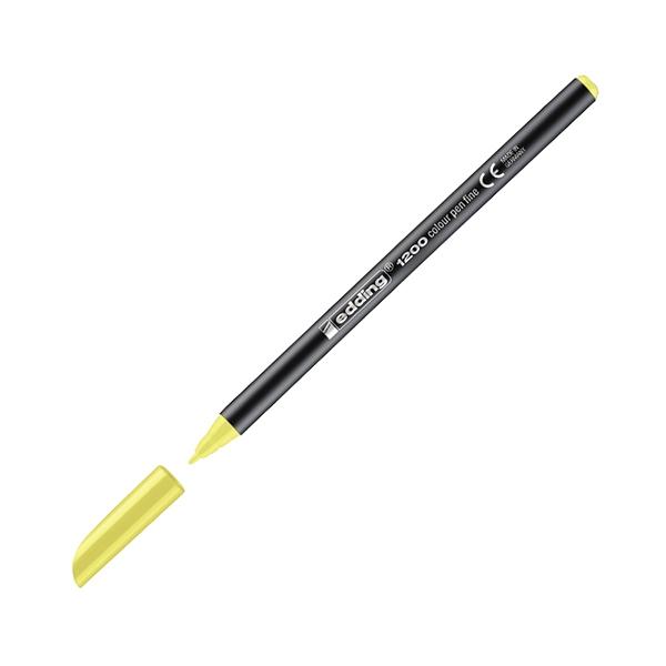 Edding Rotulador 1200 trazo 1mm amarillo fluor