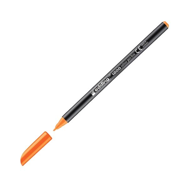 Edding Rotulador 1200 trazo 1mm naranja fluor