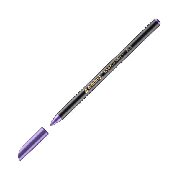 Edding Rotulador 1200 Metallic trazo 1-3mm violeta metalico