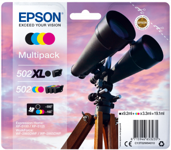 Epson Multipack 4-colours 502 Xl Black/Std. Cmy