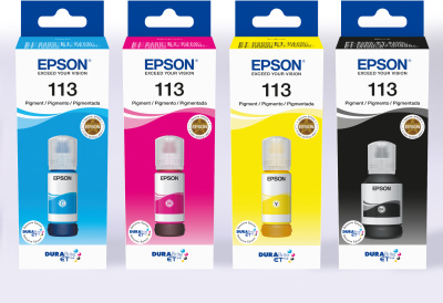 Epson Multipack 4 tintas Ecotank 113 series