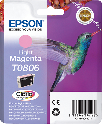 Epson Stylus Photo R-265/360/RX-560/585/685 Cartucho Magenta claro