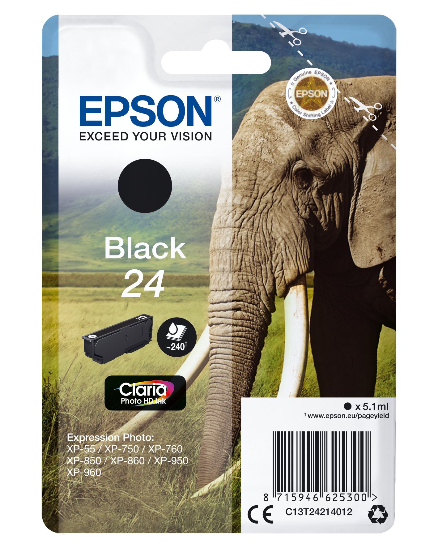 Epson Claria Photo HD Ink Cartucho Negro