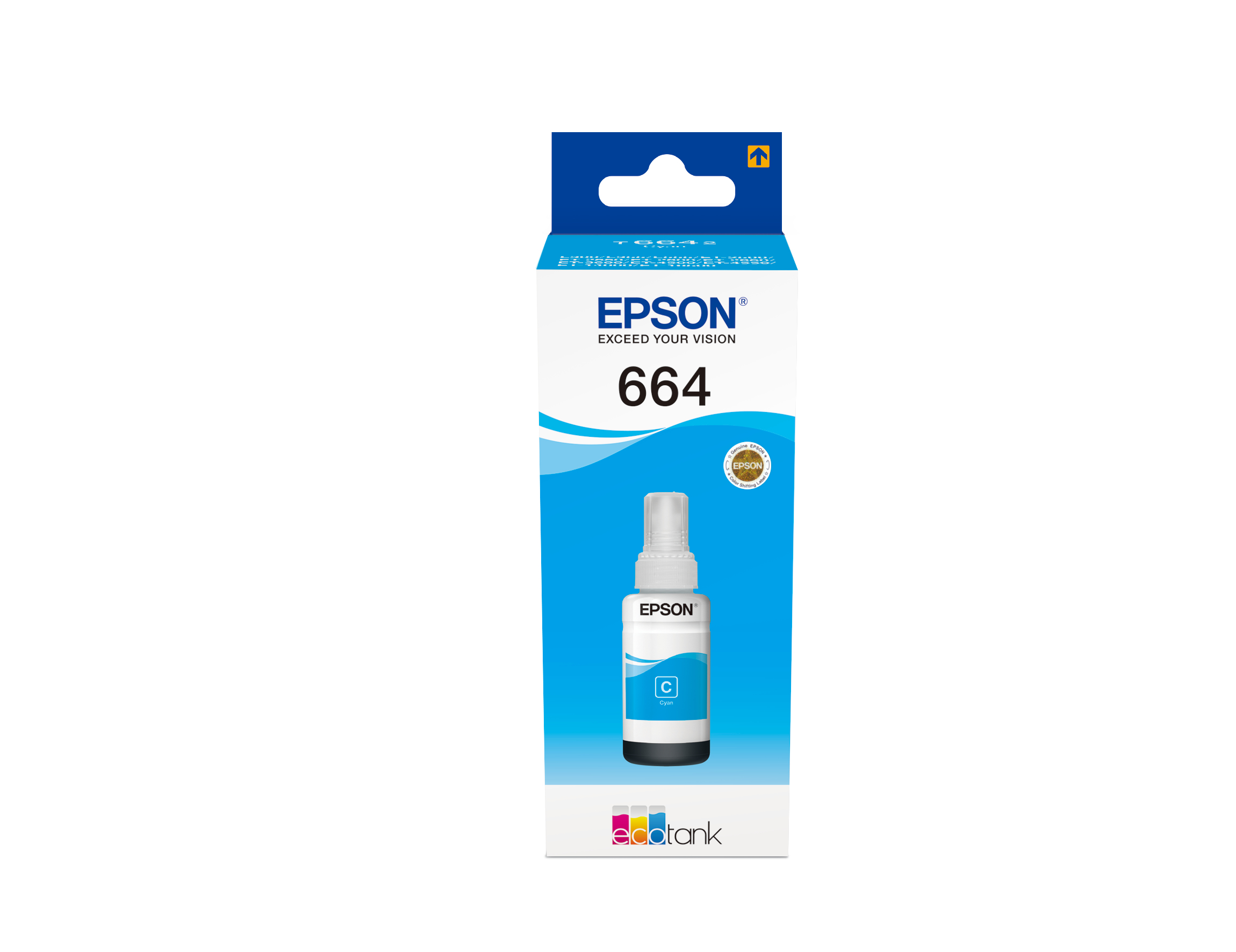 Epson EcoTank L355/L555/ET-2500/2250/4500/4550 Bote Cyan