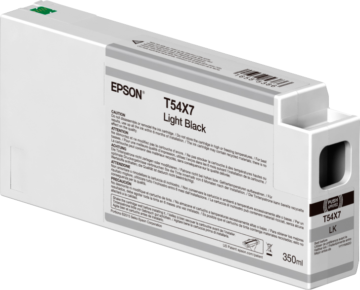Epson Singlepack Light Black T54X700 UltraChrome Hdx/HD 350ml