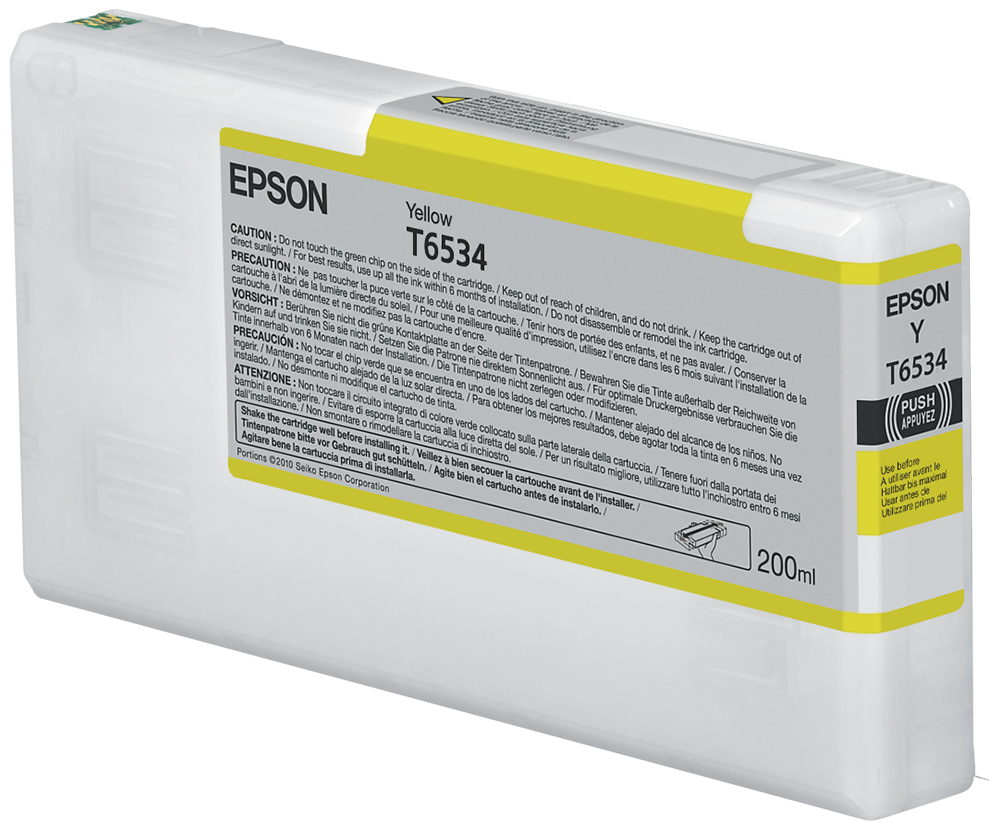 Epson Gf Stylus Pro-4900 Cartucho Amarillo (200 ml)