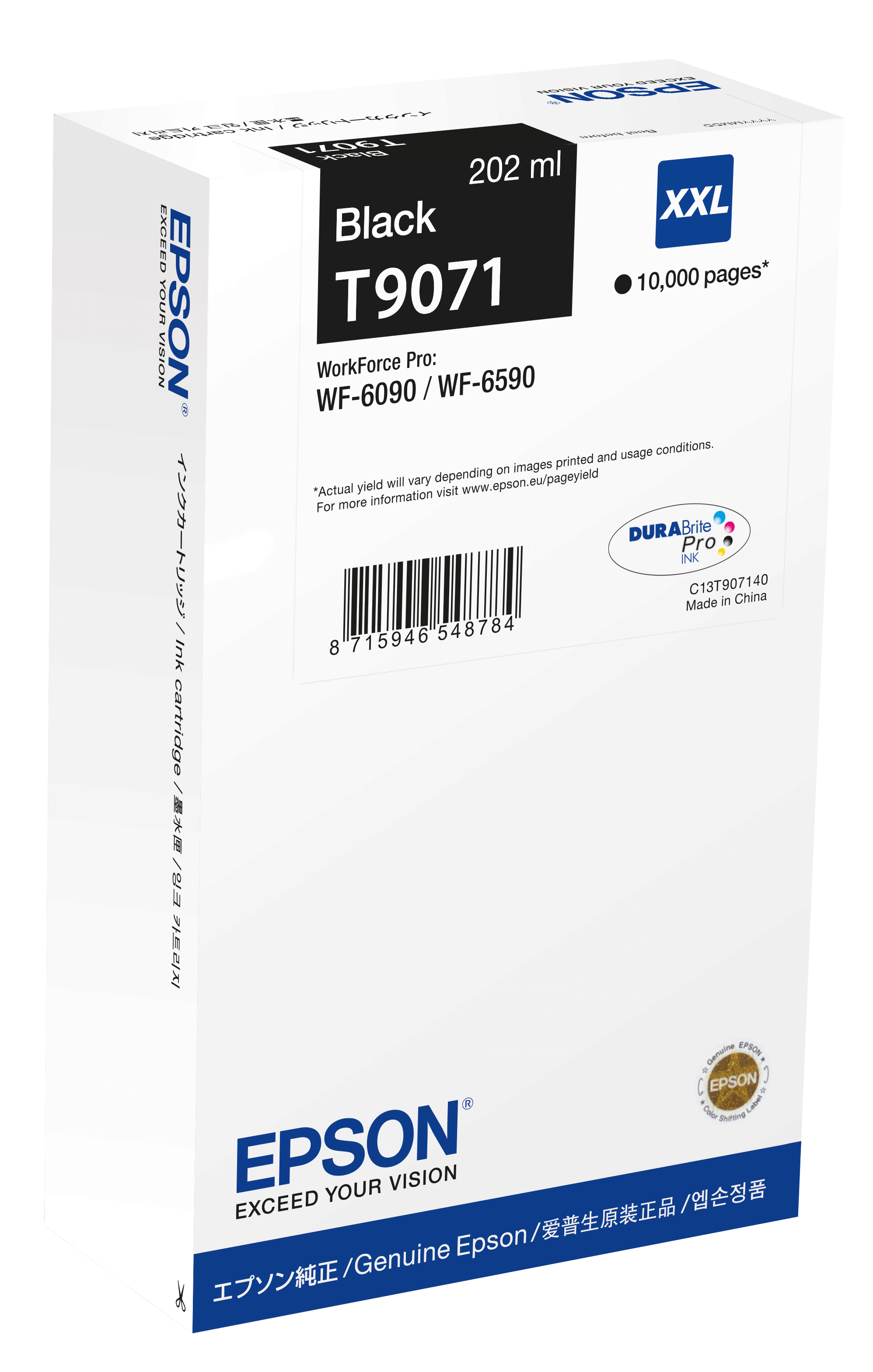 Epson WF-6xxx Cartucho negro Xxl