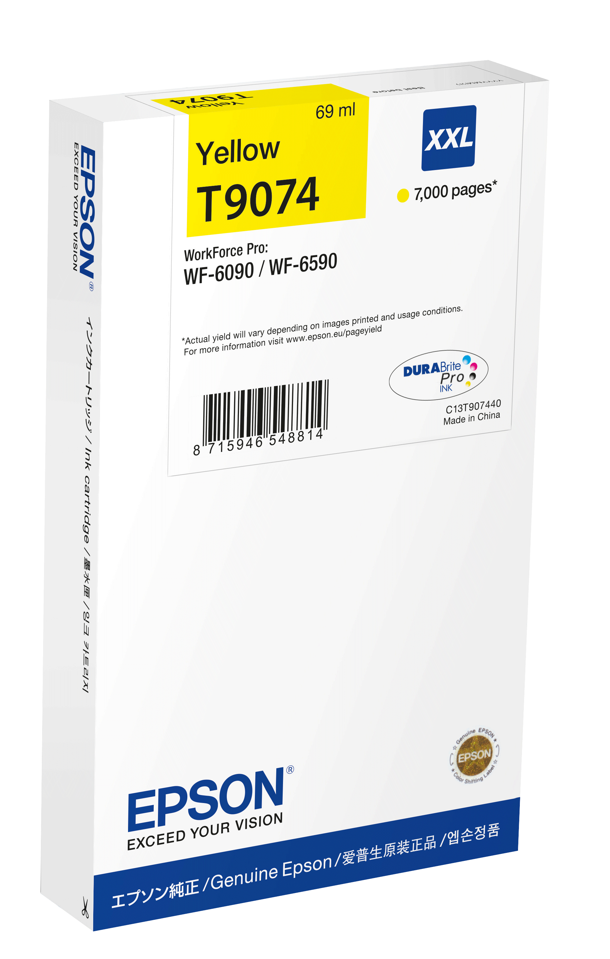 Epson WF-6xxx Cartucho Amarillo Xxl