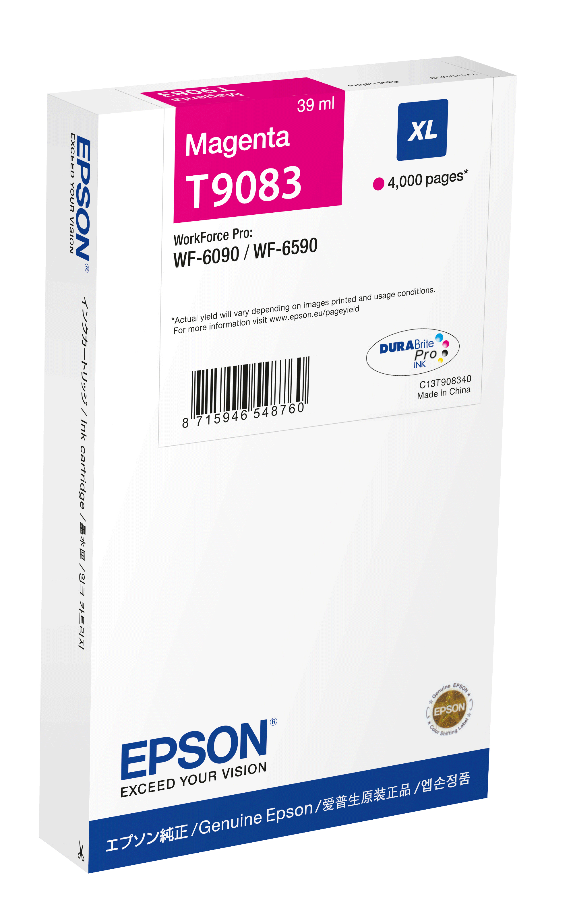Epson WF-6590DWF/WF-6090DW Cartucho Magenta Xl