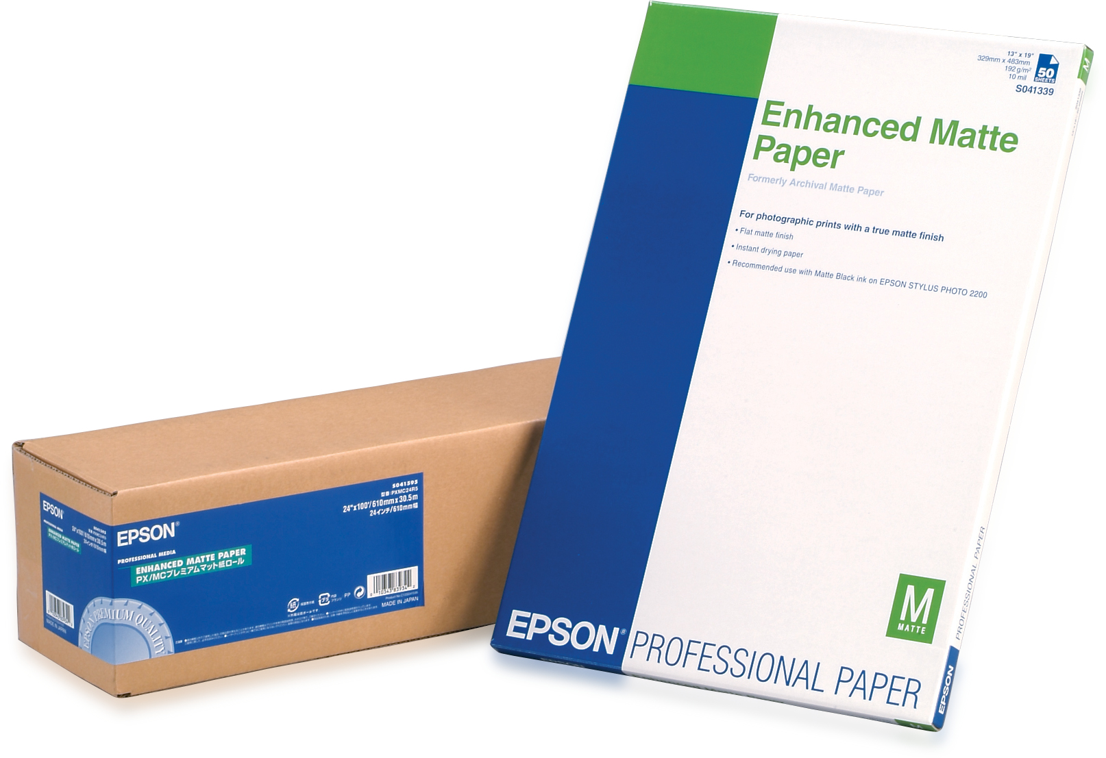 Epson Gf Papel Enhanced Matte, 24" x 30, 5m, 189 g/m2