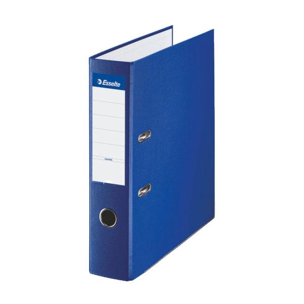 Esselte Archivador plastico forrado lomo 75mm folio azul
