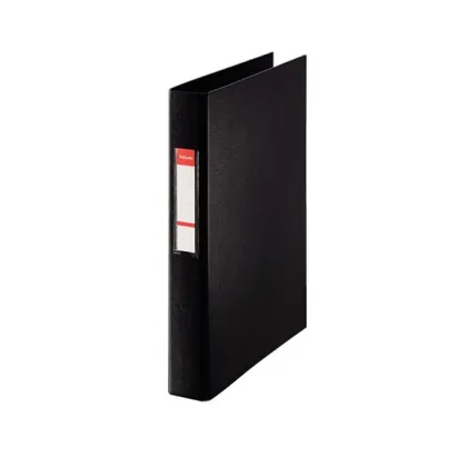 Esselte Carpeta Pvc 2 anillas 25mm folio negro