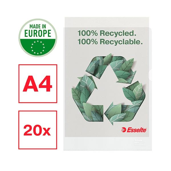 Esselte Esselte B.20 dossiers uñeros reciclados Esselte Pp 100 micras A4 piel de naranja…