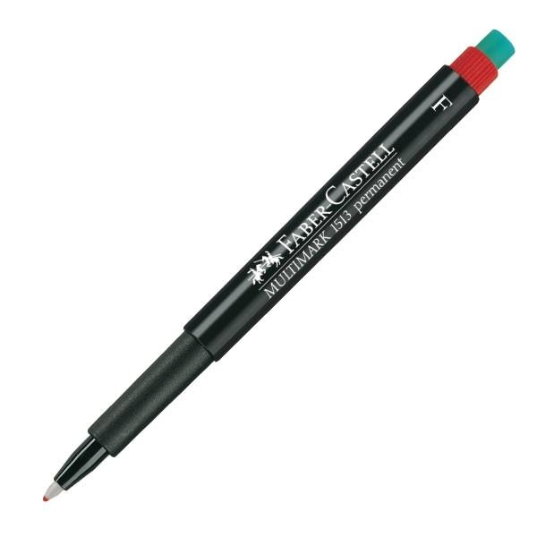 Faber-Castell Rotulador permanente Faber-Castell Multimark trazo 0, 6mm rojo