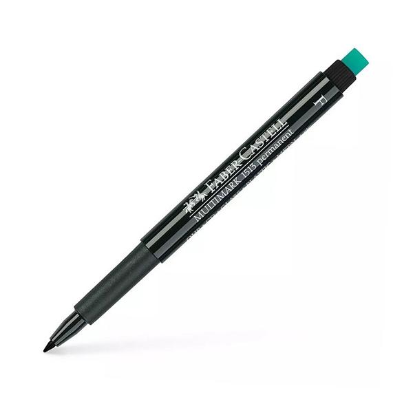 Faber-Castell Rotulador permanente Faber-Castell Multimark trazo 0, 6mm negro
