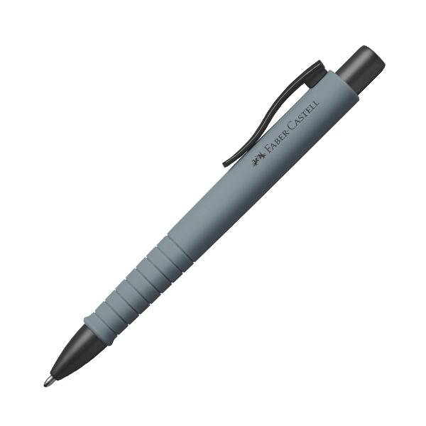 Faber-Castell boligrafo retractil Polly Ball Urban gris piedra