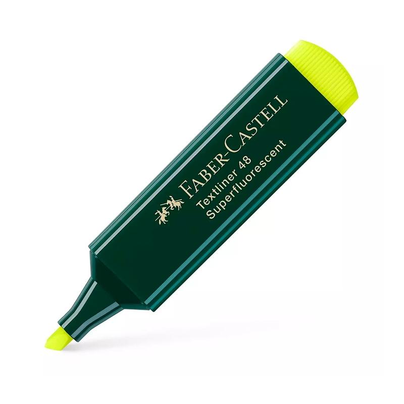 Faber-Castell Marcador fluorescente Texliner 48 - Punta biselada - Trazo 1 mm a 5 mm - Color…