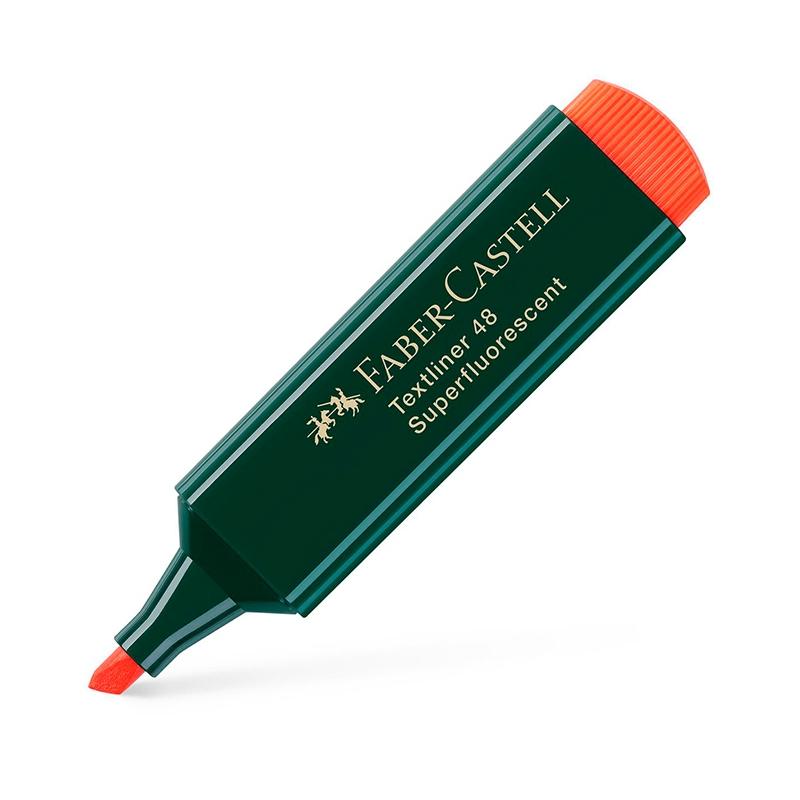 Faber-Castell Marcador fluorescente Texliner 48 - Punta biselada - Trazo 1 mm a 5 mm - Color…