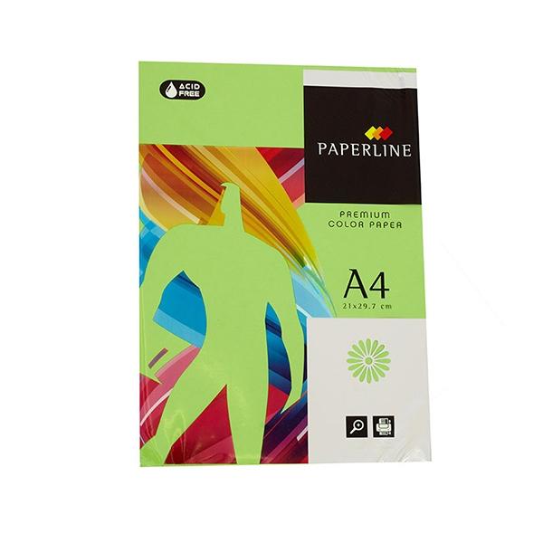 Fabrisa Paq.500h papel color 80g A4 verde fuerte