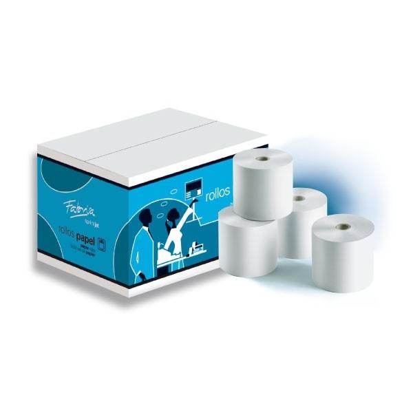Fabrisa Paq.10 rollos 2h papel autocopiativo 75x65mm diam mandril 12mm