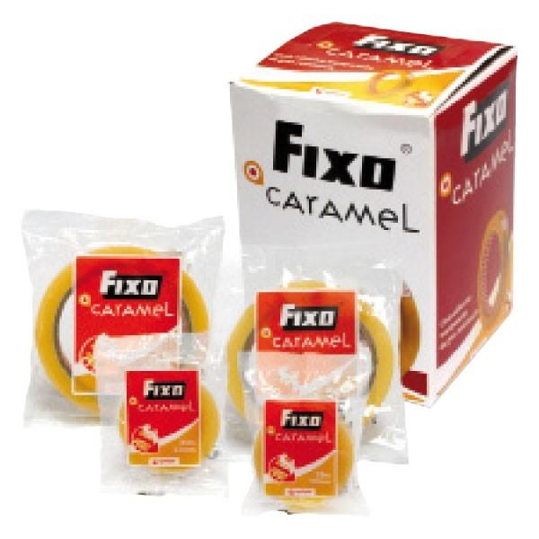 Fixo B.cinta adhesiva caramel 19mmx33m transparente