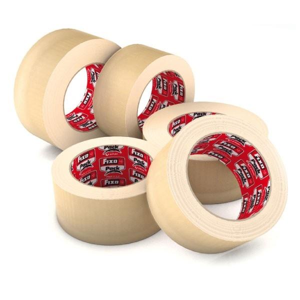 Fixo Paq.6 rollos precinto Pp hotmelt 48mmx66m transparente