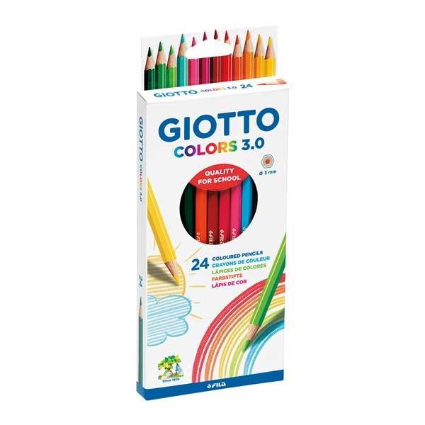 Giotto C.24 Lapices Colors 3.0 Colores Surtidos