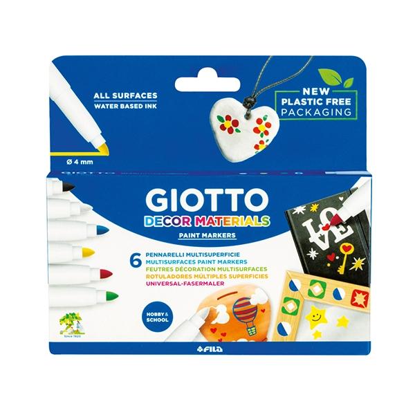 Giotto C.6 Rotuladores Decor Materials Colores Surtidos