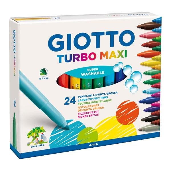 Giotto C.24 Rotuladores Turbo Maxi Colores Surtidos