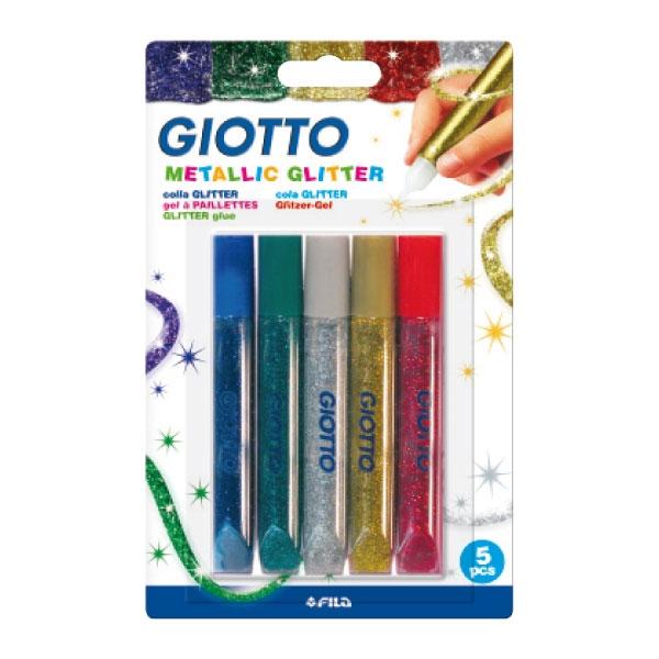 Giotto Pegamento Especial Metalico 10, 5ML 5 Colores