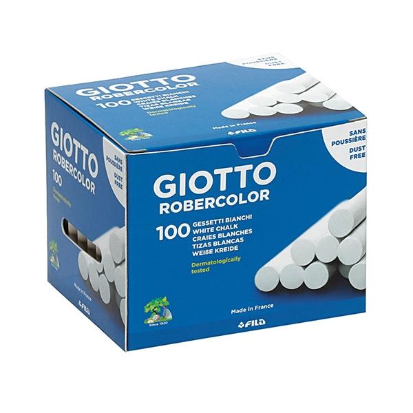 Giotto C.100 tizas Robercolor blanco