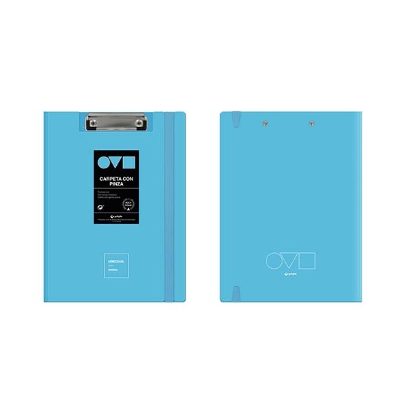 Grafoplas Carpeta con pinza foam A4 azul pastel