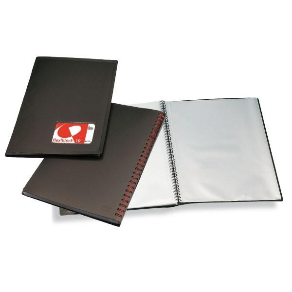 Grafoplas Carpeta 30 fundas espiral oculto 80 micras folio