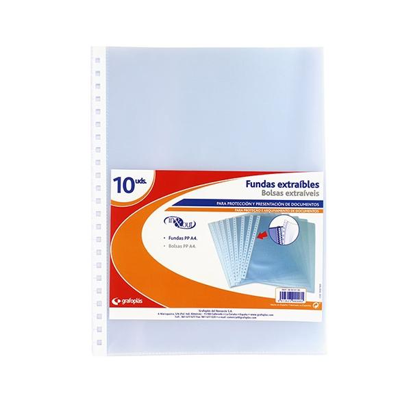 Grafoplas Paq. recambio 10 fundas extraibles In&Out Grafoplas